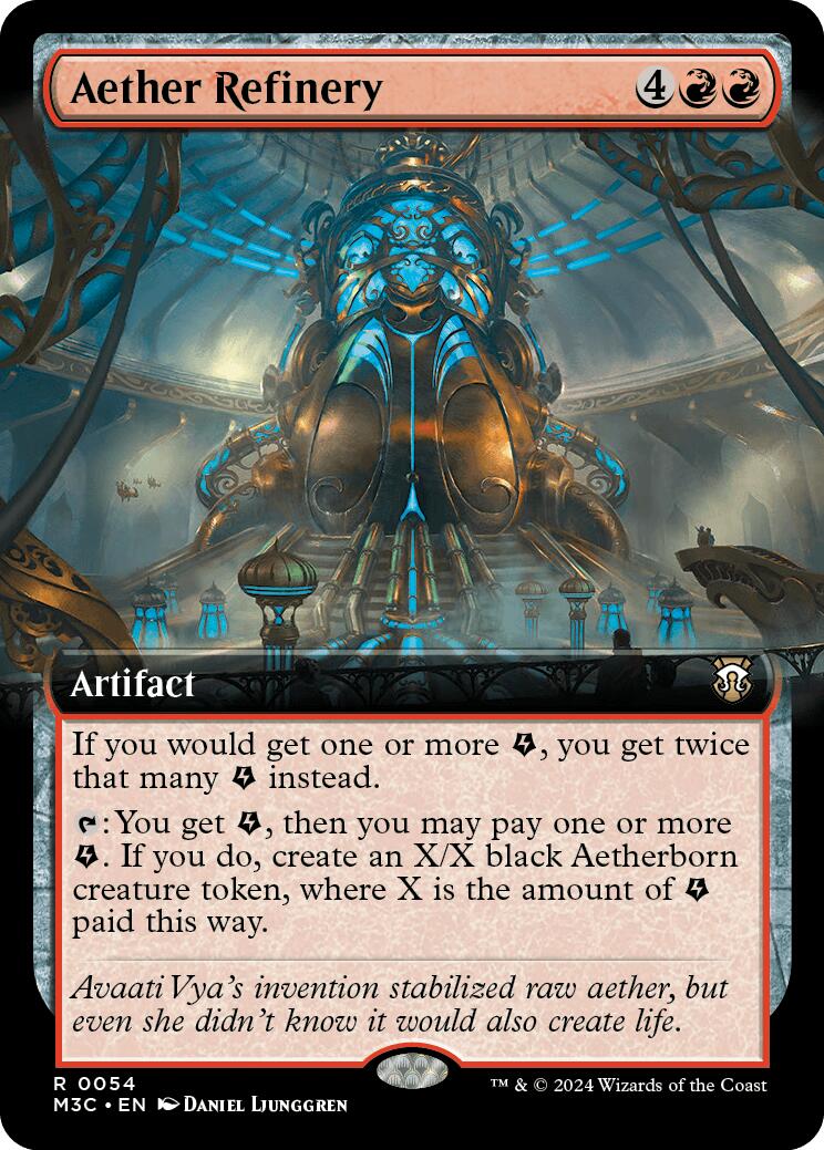 Aether Refinery (Extended Art) (Ripple Foil) [M3C - 54]