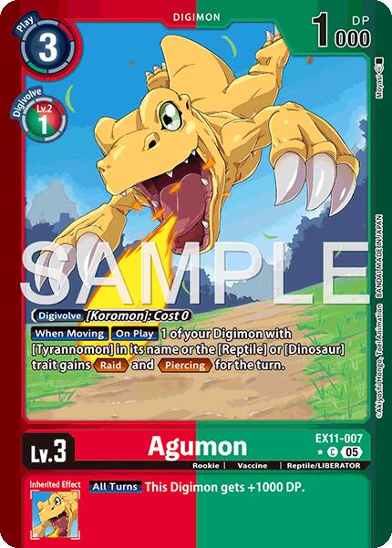 Agumon (Limited Foil) [EX11-007 C]
