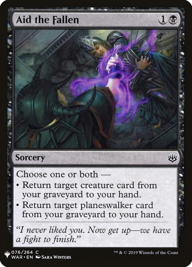 Aid the Fallen [LIST - 76]