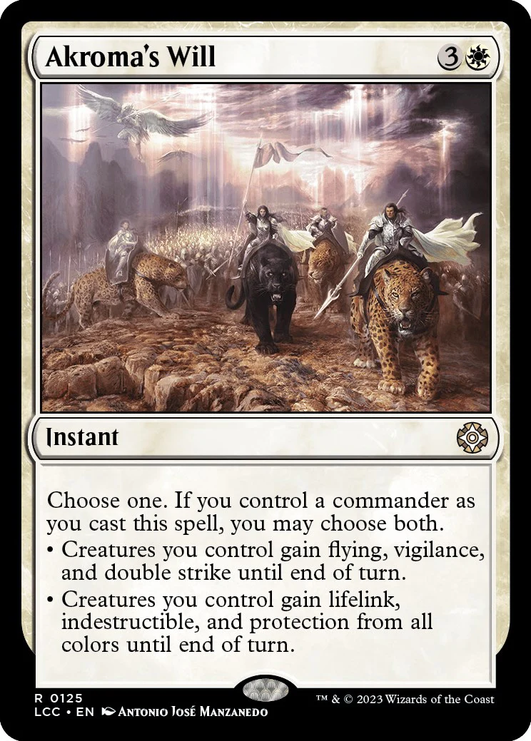 Akroma's Will [LCC - 125]