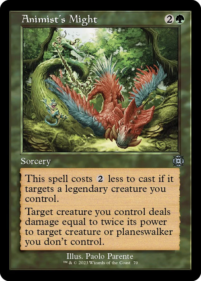 Animist's Might (Retro Frame) [MAT - 70]