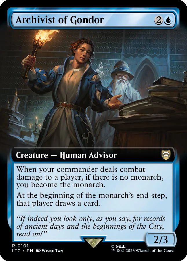 Archivist of Gondor (Extended Art) [LTC - 101]