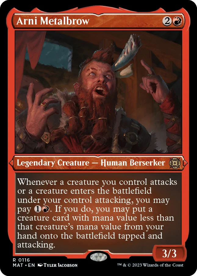 Arni Metalbrow (Foil Etched) [MAT - 116]