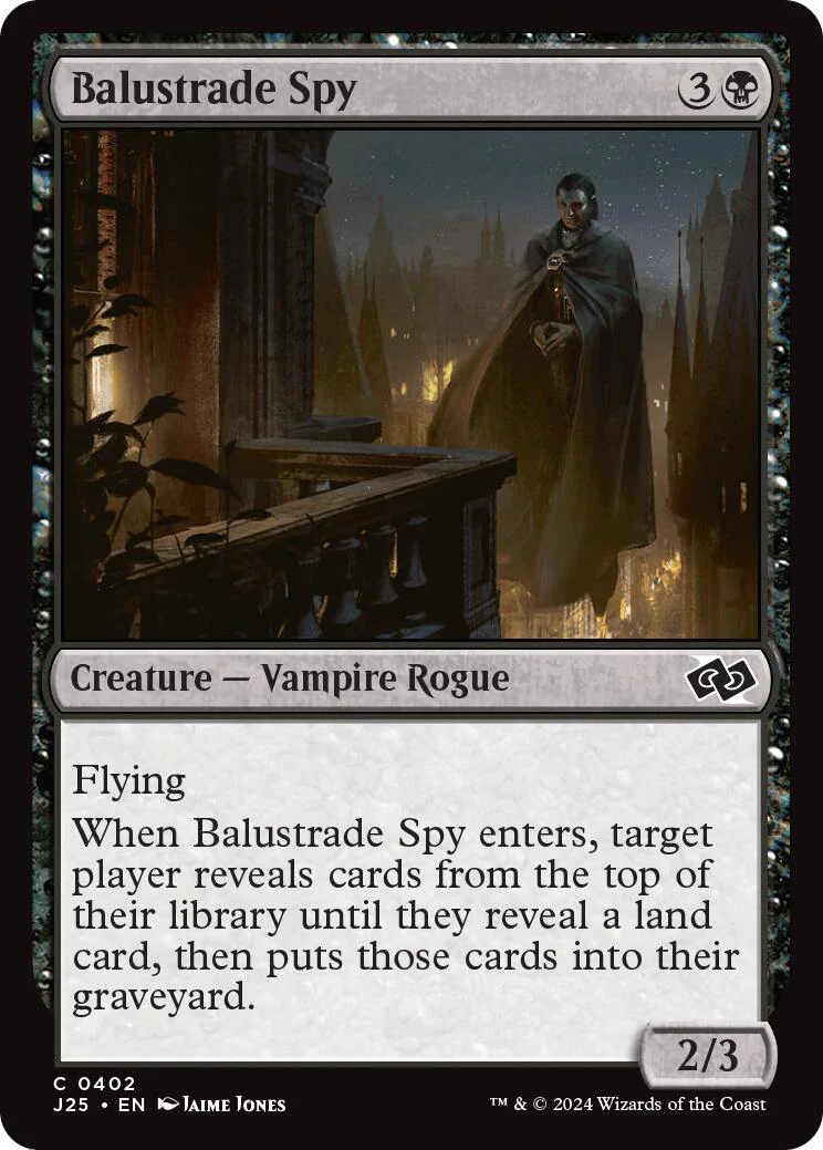 Balustrade Spy [J25 - 402]