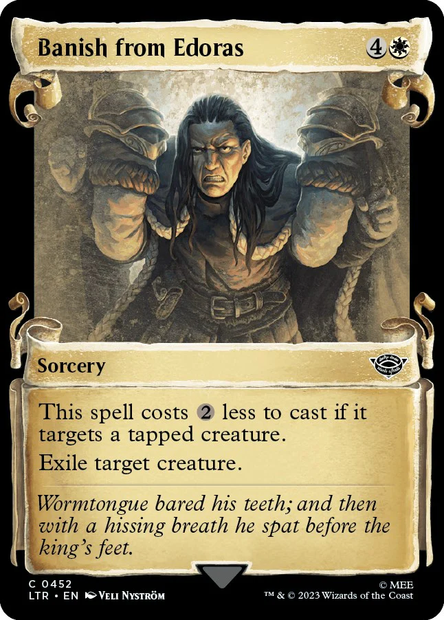 Banish from Edoras (Showcase Scrolls) [LTR - 452]