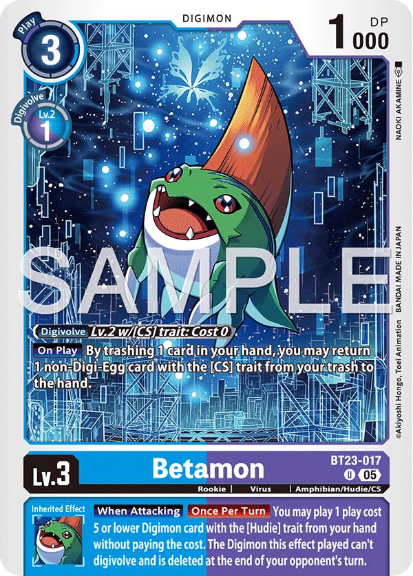Betamon [BT-23 - BT23-017 U]