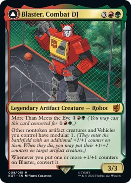 Blaster, Combat DJ [BOT - 8]