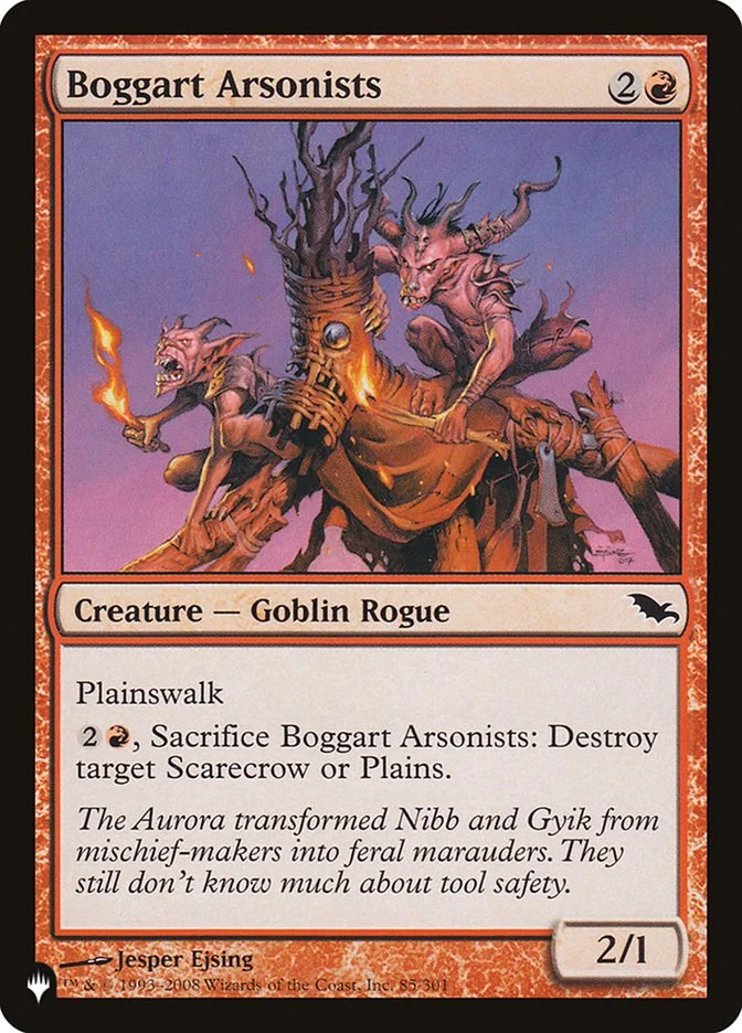 Boggart Arsonists [LIST - 85/301]