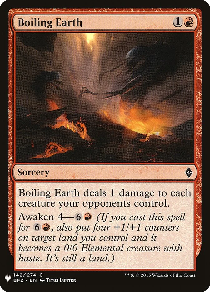 Boiling Earth [LIST - 142]
