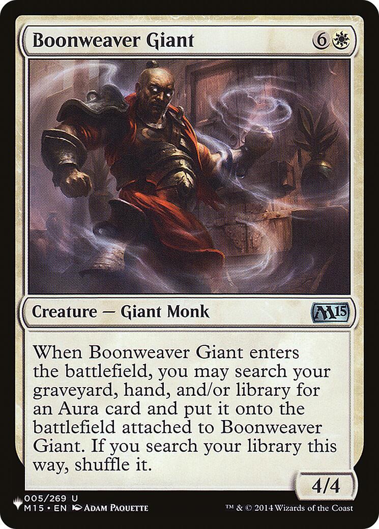 Boonweaver Giant [LIST - 005/269]