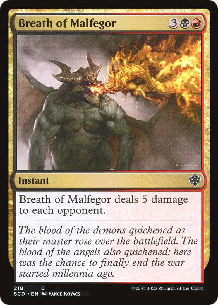 Breath of Malfegor [SCD - 218]