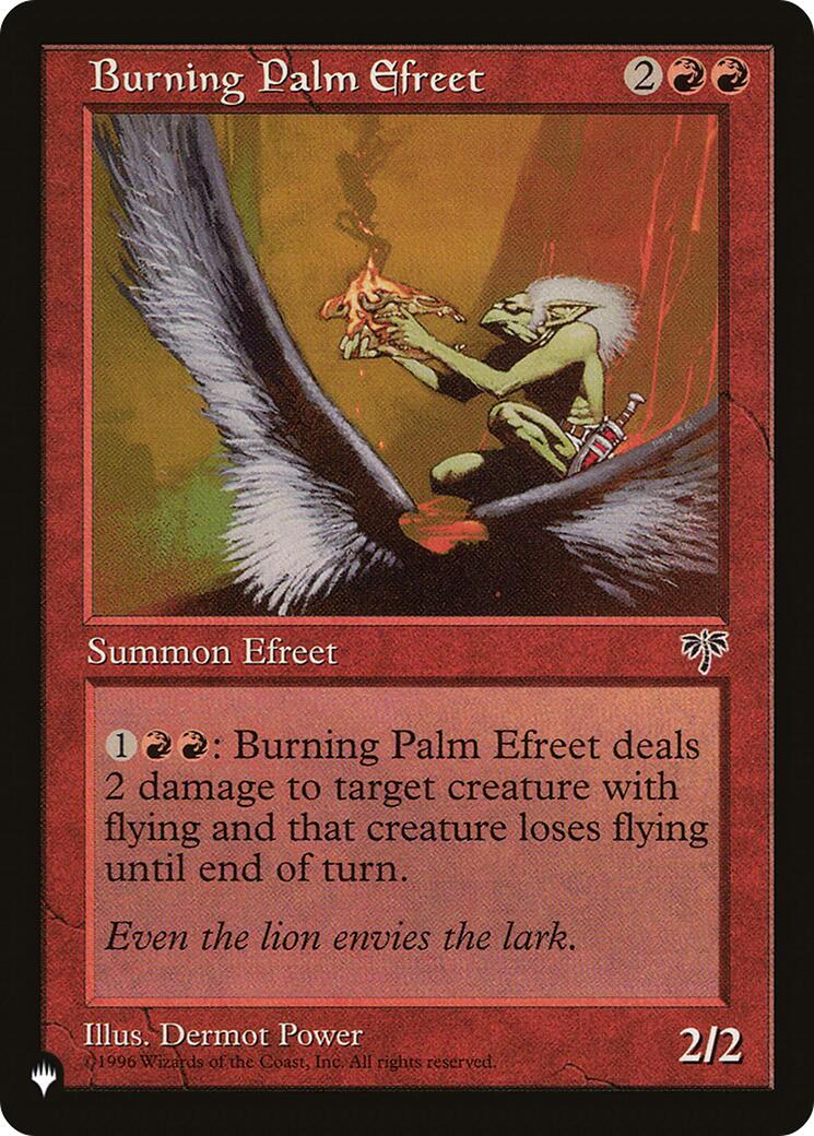 Burning Palm Efreet [LIST]