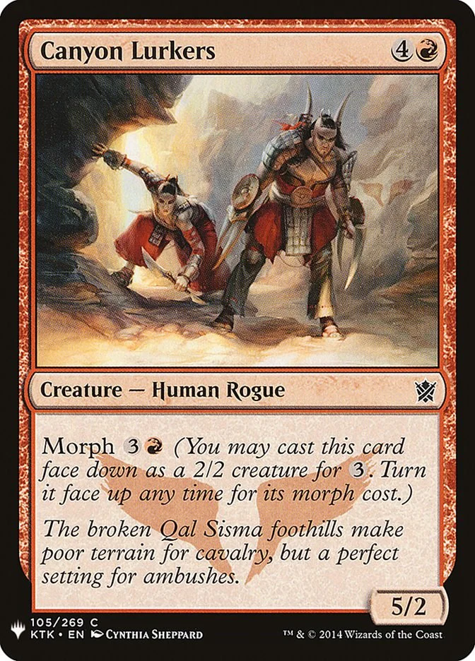 Canyon Lurkers [LIST - 105]