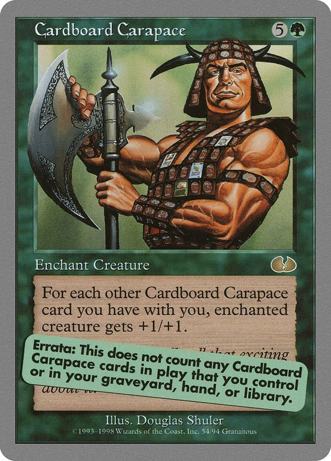 Cardboard Carapace [UGL - 54]