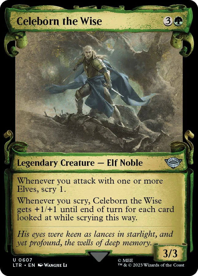 Celeborn the Wise (Showcase Scrolls) [LTR - 607]
