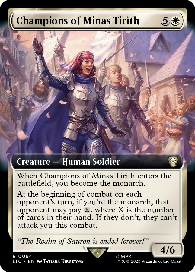 Champions of Minas Tirith (Extended Art) [LTC - 94]