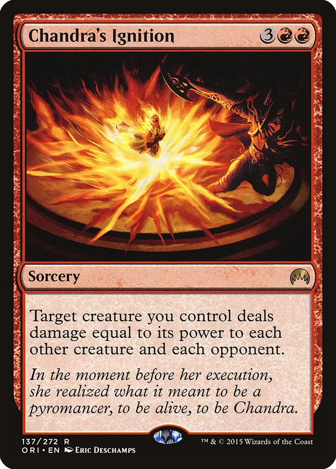 Chandra's Ignition [ORI - 137]