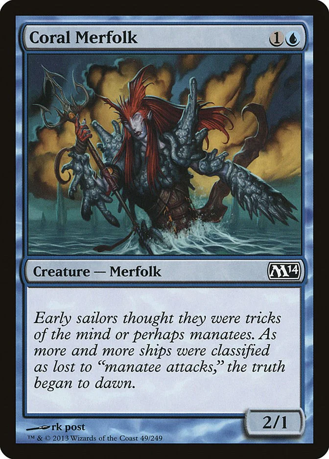 Coral Merfolk [M14 - 49]