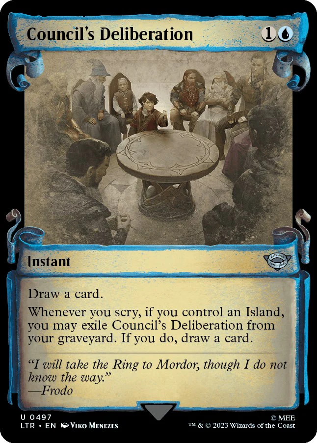 Council's Deliberation (Showcase Scrolls) [LTR - 497]