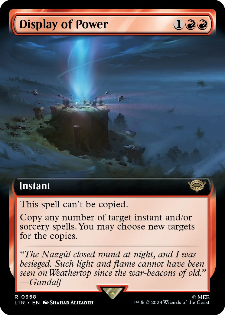 Display of Power (Extended Art) [LTR - 358]