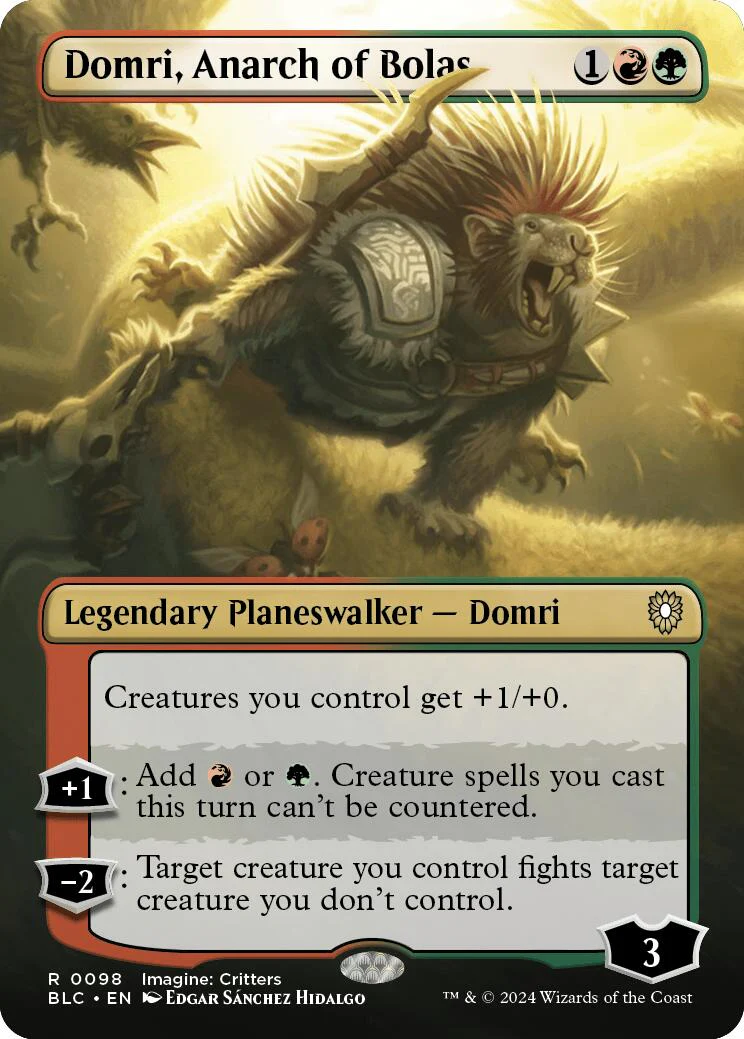 Domri, Anarch of Bolas (Borderless) [BLC - 98]