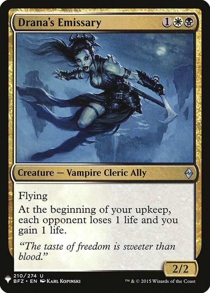 Drana's Emissary [LIST - 210]