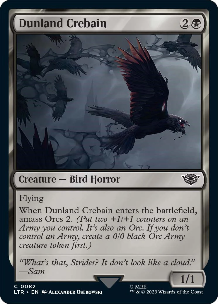 Dunland Crebain [LTR - 82]
