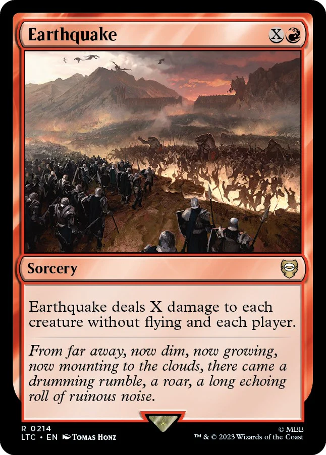 Earthquake [LTC - 214]