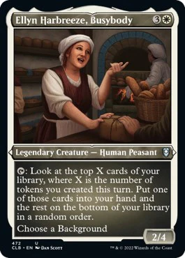 Ellyn Harbreeze, Busybody (Foil Etched) [CLB - 472]