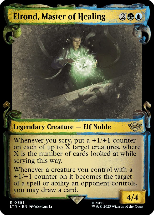 Elrond, Master of Healing (Showcase Scrolls) [LTR - 651]
