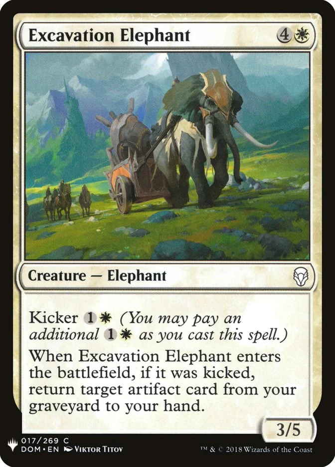 Excavation Elephant [LIST - 17]