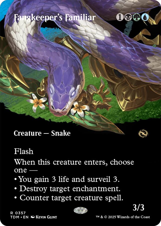 Fangkeeper's Familiar (Borderless) [TDM - 357]