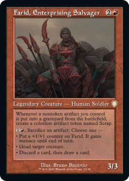 Farid, Enterprising Salvager (Retro Frame) [BRC - 13]
