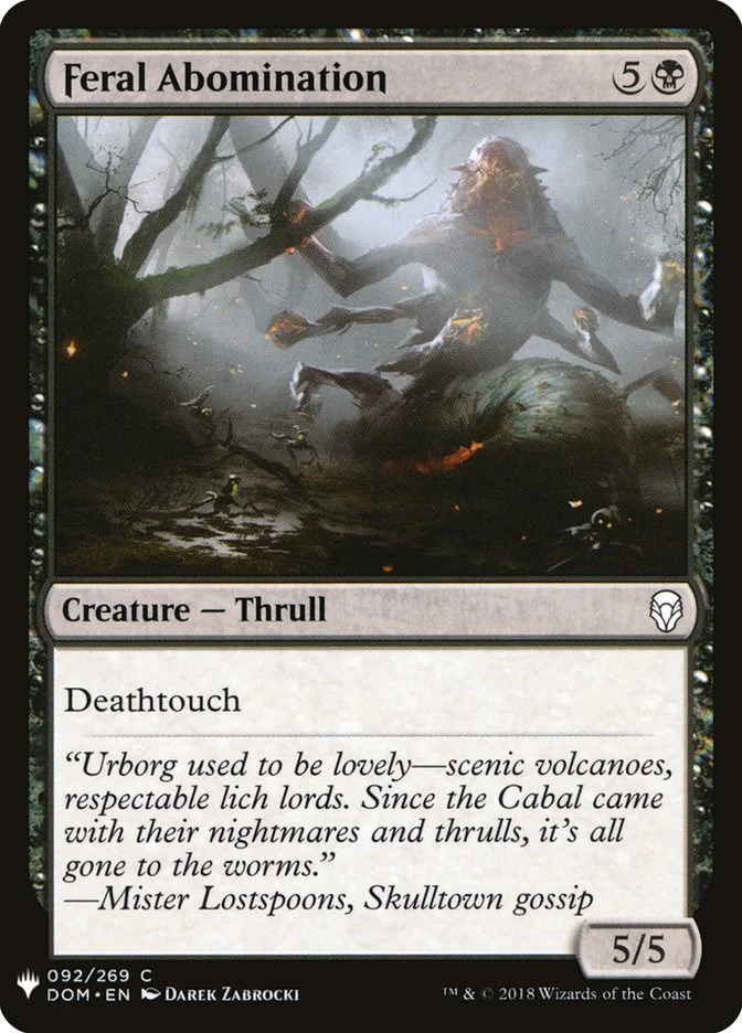 Feral Abomination [LIST - 92]