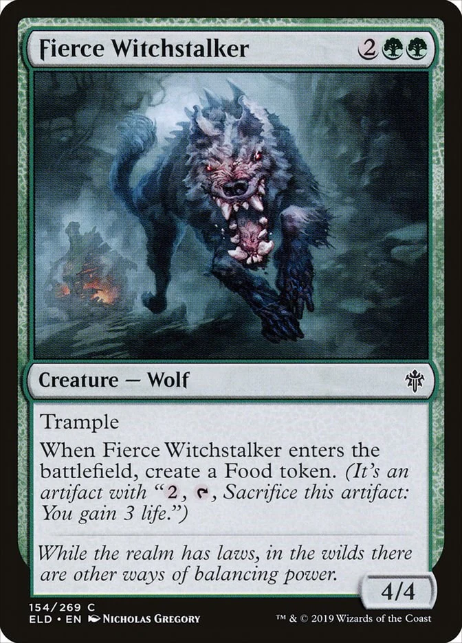 Fierce Witchstalker [ELD - 154]