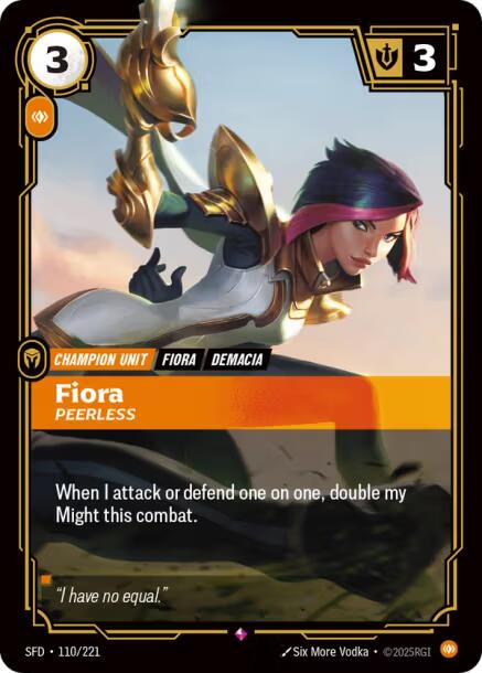 Fiora - Peerless [SPF - 110/221]