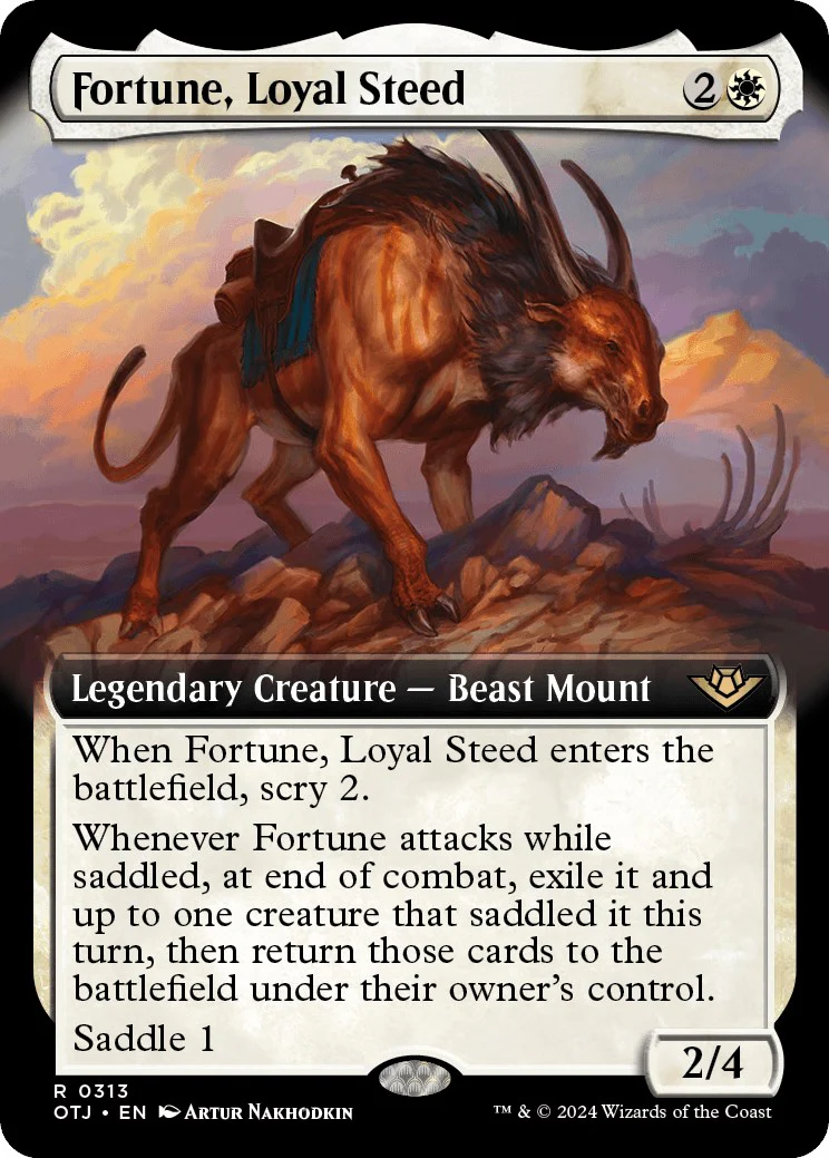 Fortune, Loyal Steed (Extended Art) [OTJ - 313]