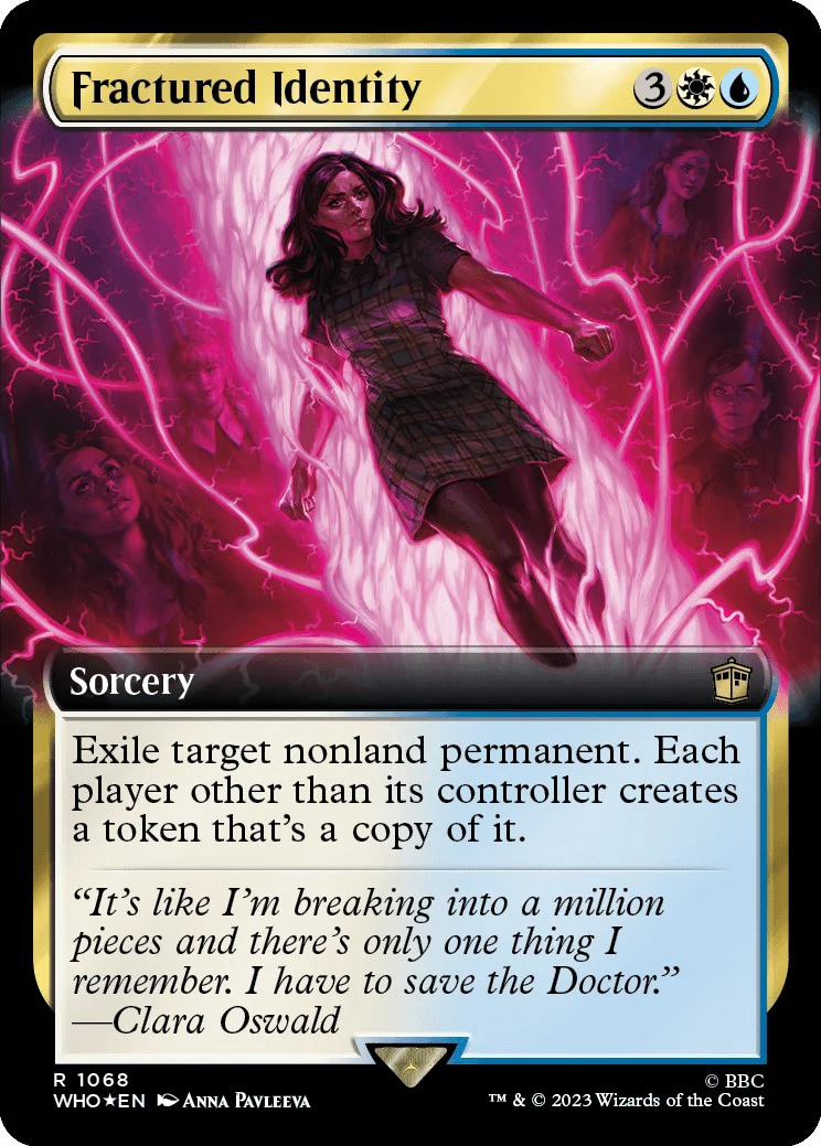 Fractured Identity (Extended Art) (Surge Foil) [WHO - 1068]