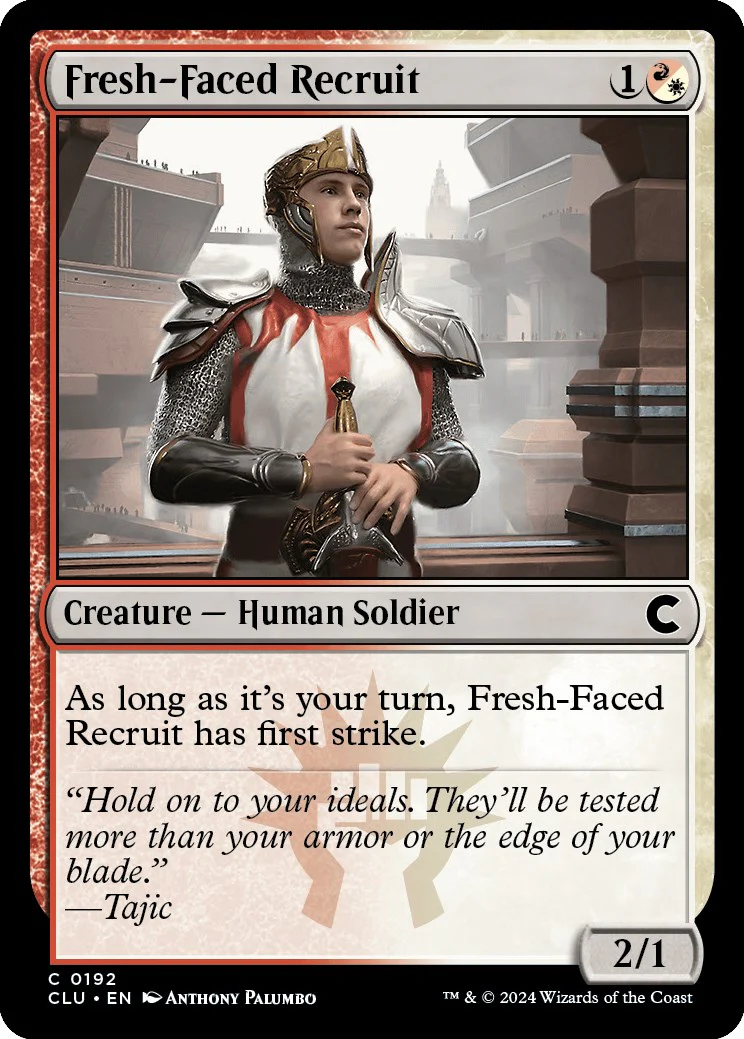 Fresh-Faced Recruit [CLU - 192]