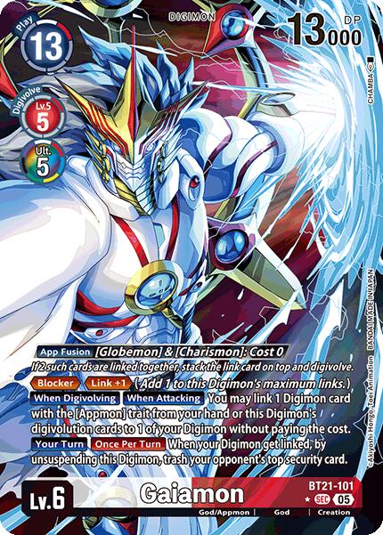 Gaiamon (Alternate Art) [BT21 - BT21-101 SEC]