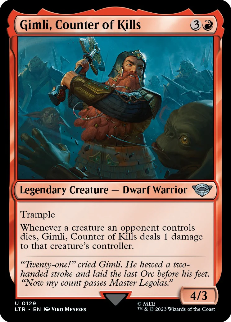 Gimli, Counter of Kills [LTR - 129]
