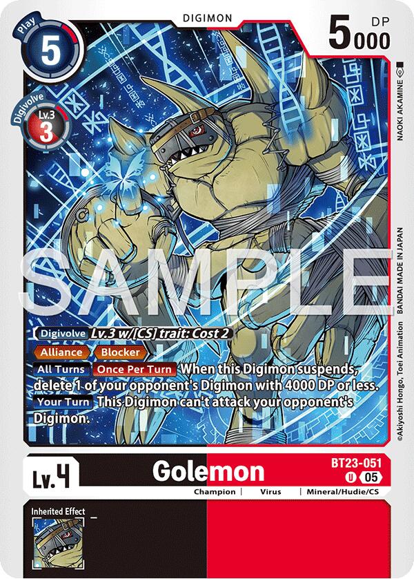 Golemon [BT-23 - BT23-051 U]