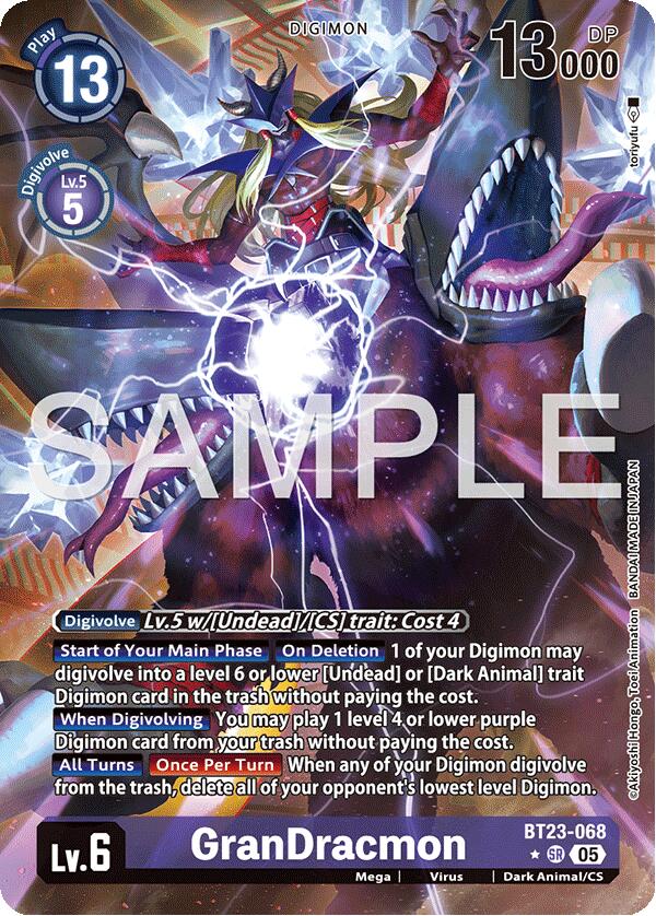 GranDracmon (Alternate Art) [BT-23 - BT23-068 SR]