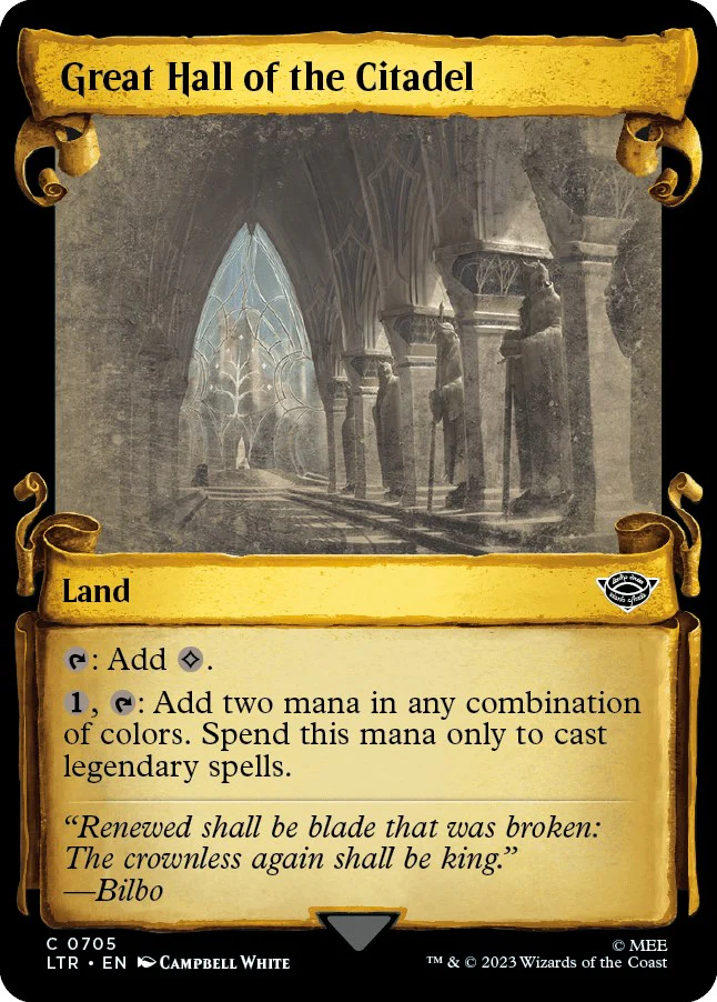 Great Hall of the Citadel (Showcase Scrolls) [LTR - 705]