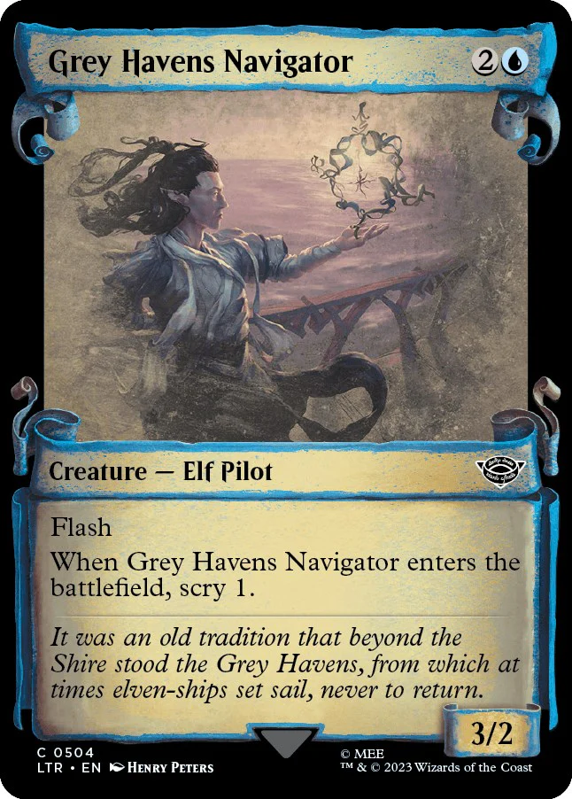 Grey Havens Navigator (Showcase Scrolls) [LTR - 504]