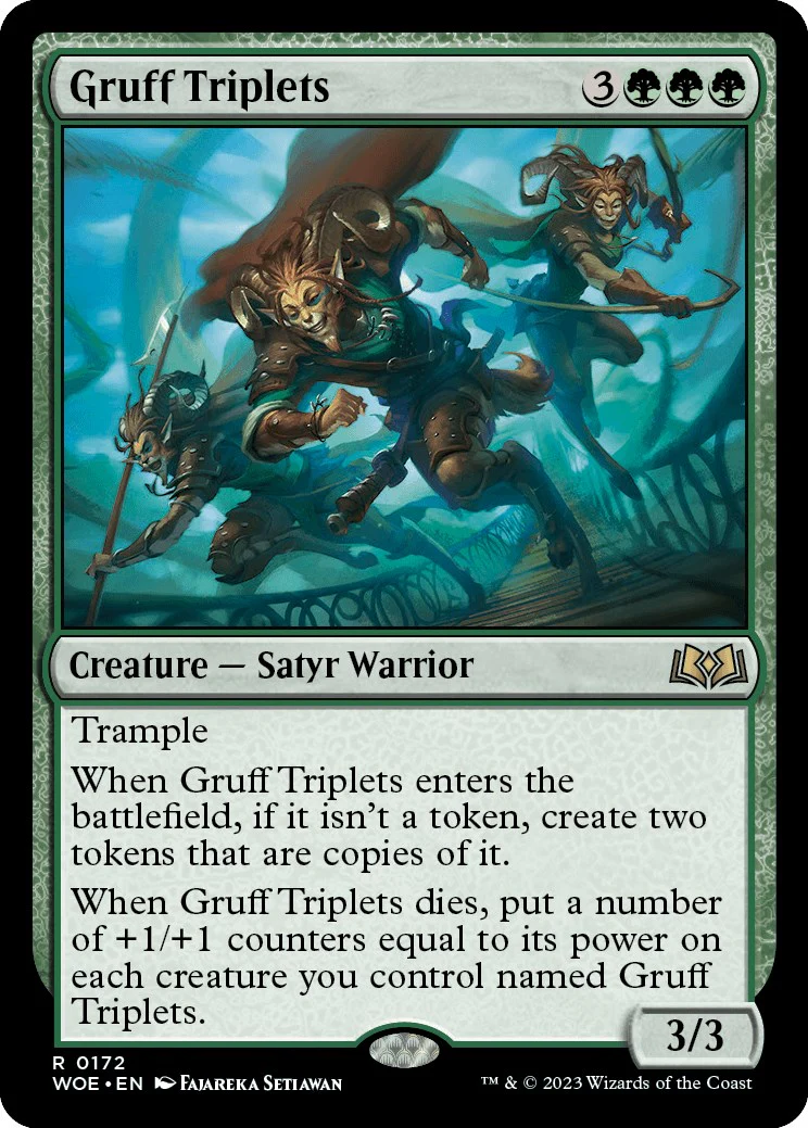 Gruff Triplets [WOE - 172]