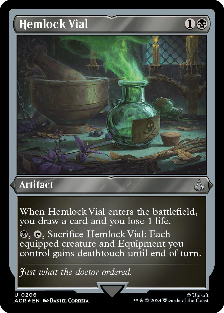 Hemlock Vial (Foil Etched) [ACR - 206]