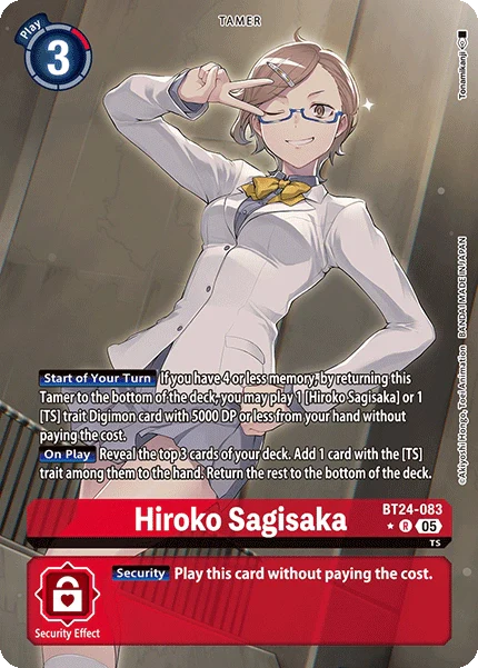 Hiroko Sagisaka (Alternate Art) [BT-24 - BT24-083 R]
