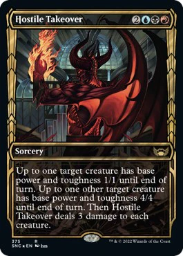 Hostile Takeover (Gilded Foil) [SNC - 375]