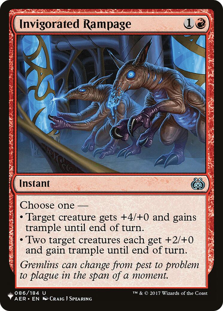 Invigorated Rampage [LIST - 086/184]